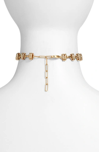 Shop Child Of Wild Serket Goddess Chain Choker Necklace In Gold