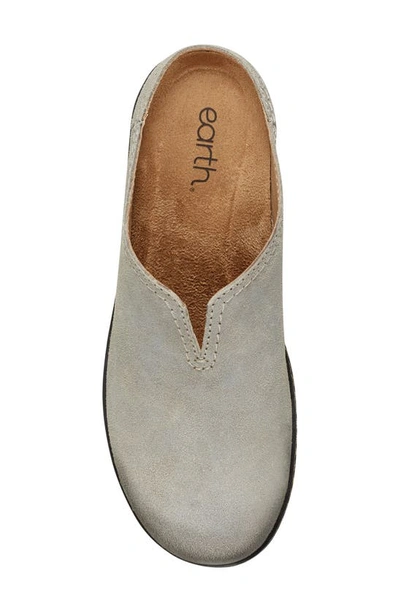 Earth Kolia Womens Laceless Leather Mules In Roccia