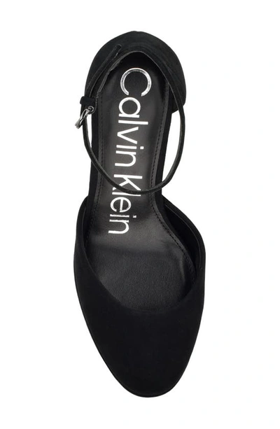 Shop Calvin Klein Sabin Platform Pump In Black