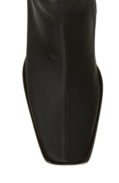 Shop Jeffrey Campbell Geist Square Toe Boot In Black Neoprene