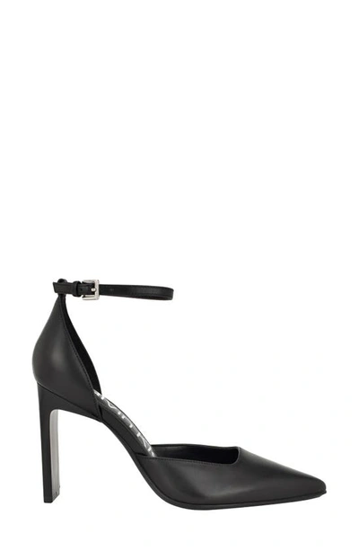 Shop Calvin Klein Carcie Pointed Toe Pump In Black