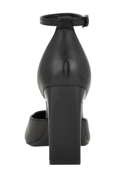 Shop Calvin Klein Carcie Pointed Toe Pump In Black