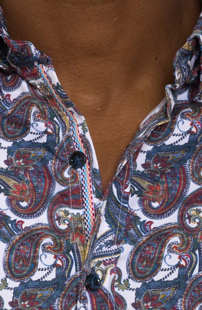 Shop Robert Graham Sabir Print Button Down Shirt In Blue Multi