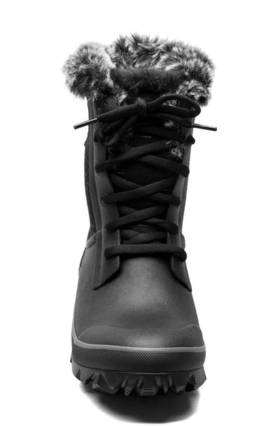 Bogs Arcata Dash Insulated Waterproof Snow Boot In Black