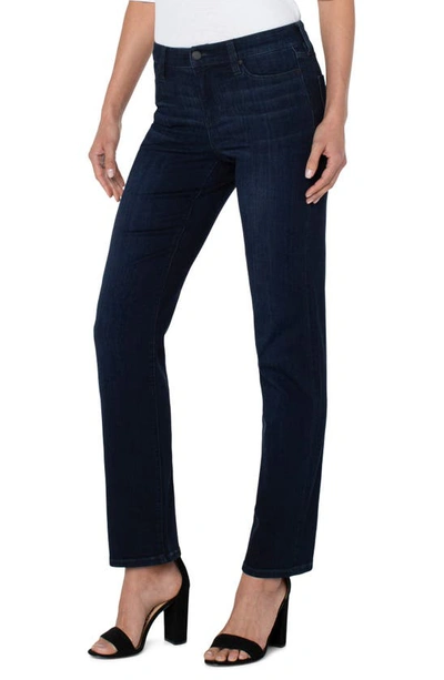 Liverpool Los Angeles Kennedy Mid Rise Straight Leg Jeans In Halifax