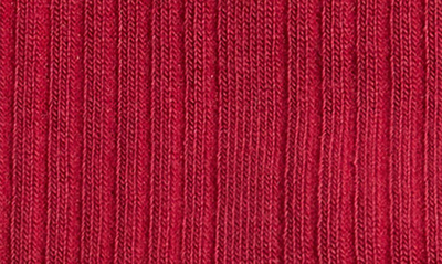 Stems Cotton & Cashmere Blend Crew Socks In Red