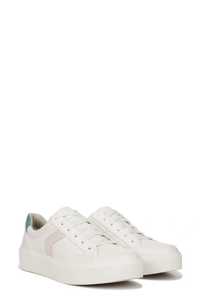 Shop Dr. Scholl's Madison Lace Platform Sneaker In White/green