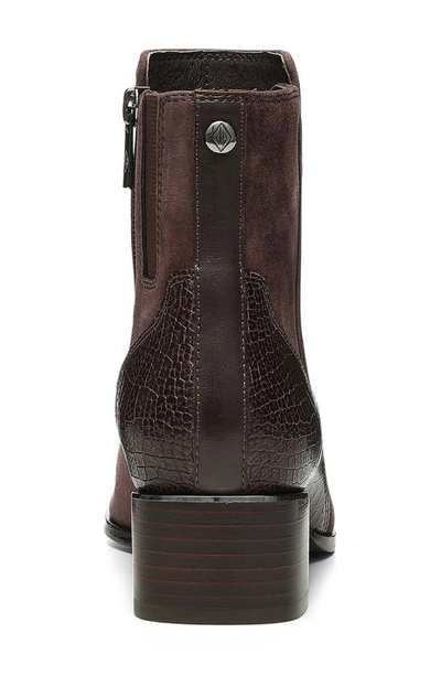 Shop Donald Pliner Azia Bootie In Dark Brown