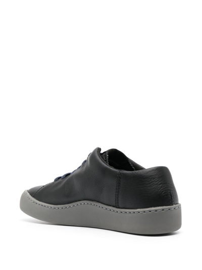 Shop Camper Peu Suede Low-top Sneakers In Black