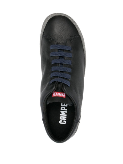 Camper Peu Suede Low-top Sneakers In Black