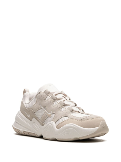 Nike White Tech Hera Sneakers In Neutrals