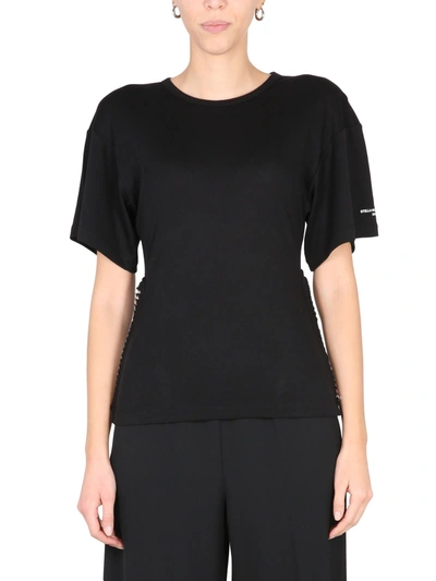 Shop Stella Mccartney T-shirt With Chain Detail In Black