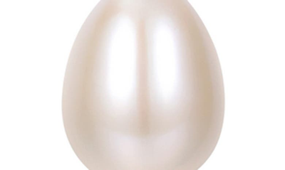 Lafonn Cultured Pearl & Simulated Diamond Y Necklace In Silver