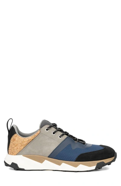 Hybrid Green Label Trillium Mixed Media Sneaker In Blue