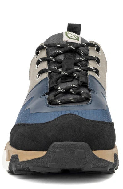 Hybrid Green Label Trillium Mixed Media Sneaker In Blue