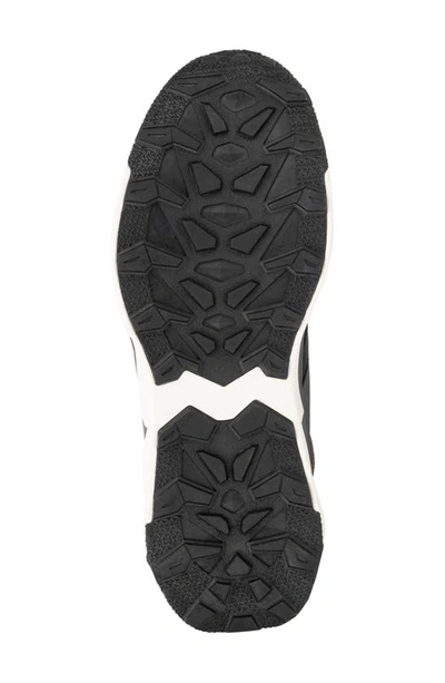 Hybrid Green Label Trillium Mixed Media Sneaker In Black