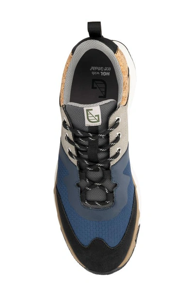 Hybrid Green Label Trillium Mixed Media Sneaker In Blue