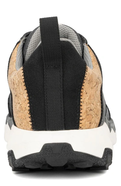Hybrid Green Label Trillium Mixed Media Sneaker In Black