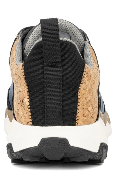 Hybrid Green Label Trillium Mixed Media Sneaker In Blue