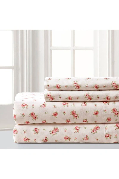 Modern Threads Printed 4-piece Sheet Set In Ivory