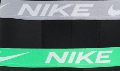 Shop Nike 3-pack Dri-fit Essential Micro Boxer Briefs In Black Multi Color