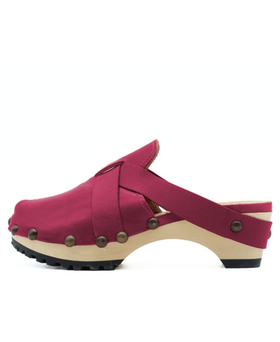 Shop Jax And Bard Women's Beatrice Clog In Ruby Red