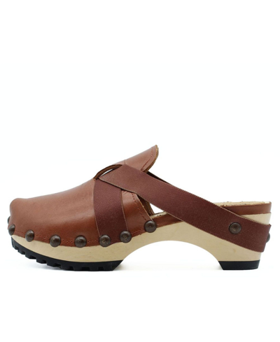 Shop Jax And Bard Women's Beatrice Clog In Saddle Brown