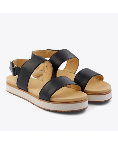 Shop Nisolo Women's Go-to Flatform Sandal In Black