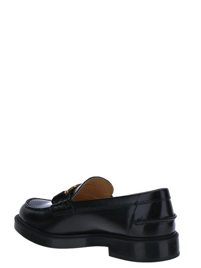 Shop Tod's Loafers In Black