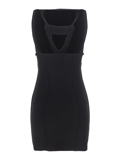 Shop Rick Owens Sling Mini Dress In Black