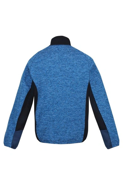Shop Regatta Mens Coladane Iv Full Zip Fleece Jacket In Blue