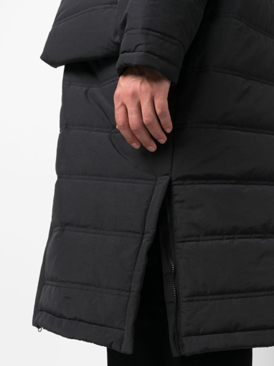 Henrik Vibskov Tabasco Padded Hooded Coat In Black