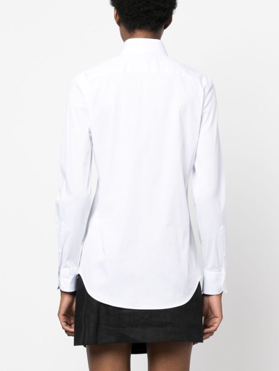 Polo Ralph Lauren Charmain Long-sleeve Shirt In White