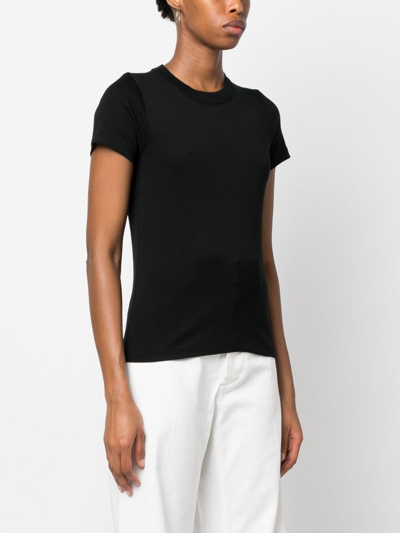 Polo Ralph Lauren Crew-neck Cotton T-shirt In Black