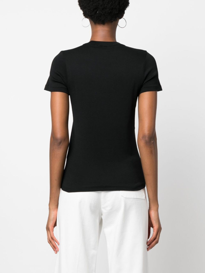 Polo Ralph Lauren Crew-neck Cotton T-shirt In Black
