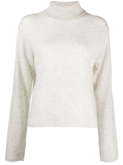 Shop Sofie D'hoore Mira Roll-neck Knitted Jumper In Grey