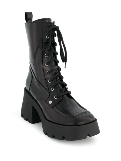 Shop Nodaleto Bulla Candy Lace-up Boots In Black