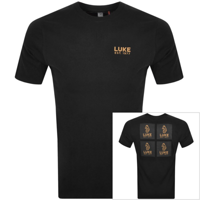 Shop Luke 1977 Back 4 Print T Shirt Black