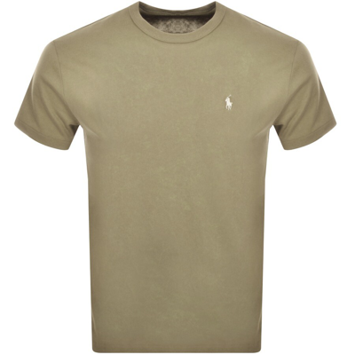 Shop Ralph Lauren Logo T Shirt Brown