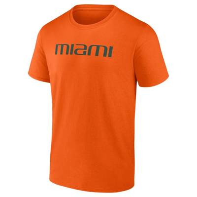 Shop Fanatics Branded Orange Miami Hurricanes Game Day 2-hit T-shirt