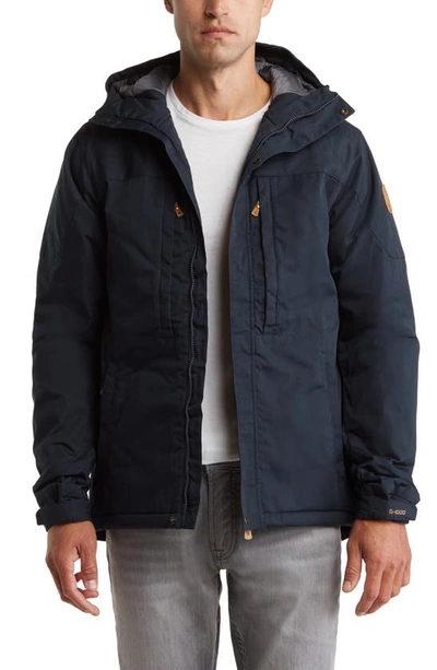 Shop Fjall Raven Skogsö Water Resistant Insulated Jacket In Dark Navy