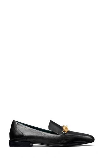 Shop Tory Burch Jessa Loafer In Perfect Black / Gold