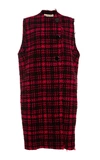 MARNI Plaid Wool Button Vest