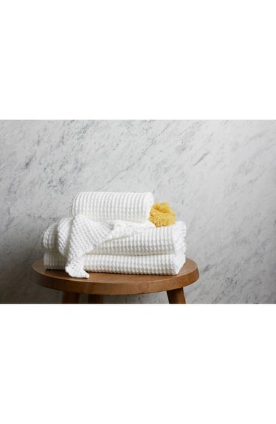 Parachute Turkish Cotton Waffle Bath Towel In White