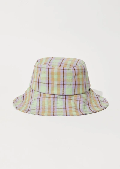 Shop Afends Wide Brim Hat In Green