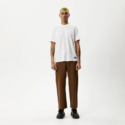Shop Afends Recycled Baggy Pants In Brown