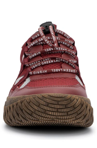 Hybrid Green Label Men's Orion Low Top Sneakers In Red