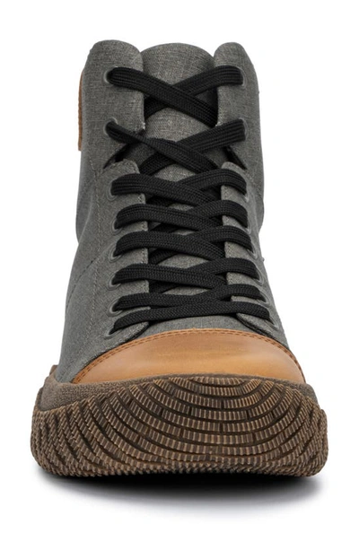 Hybrid Green Label Men's The Wolsey 2.0 High Top Sneakers In Grey