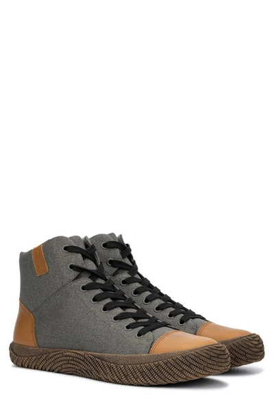 Hybrid Green Label Men's The Wolsey 2.0 High Top Sneakers In Grey