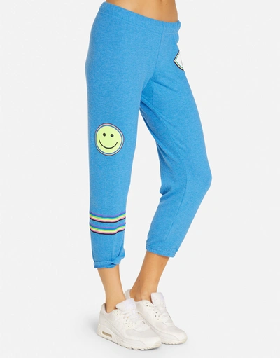 Lauren Moshi Alana Neon Lightning Eye In Sky Blue